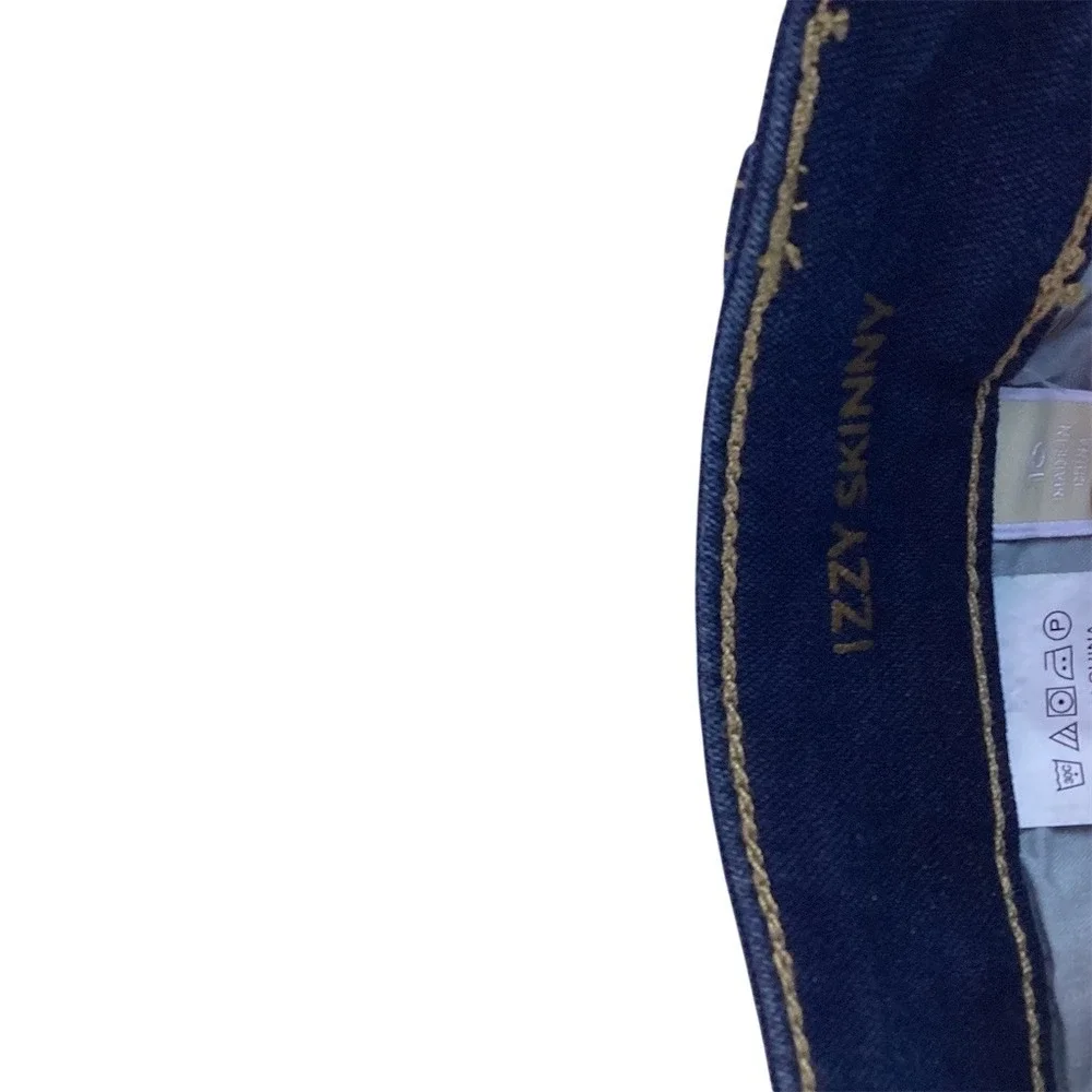 Michael Kors‎ Jeans Womens Size 10 Dark Wash Blue Skinny Stretch 5-Pocket
